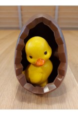 Gekarteld ei met kuiken - deco - 185 gr