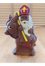 De sint op zijn ezel melk deco chocolade - 18 cm