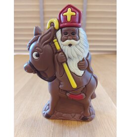 De sint op zijn ezel melk deco chocolade - 18 cm