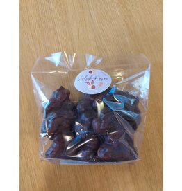 Kleine guimauve paashaasjes chocolade - 7 cm - 12 stuks