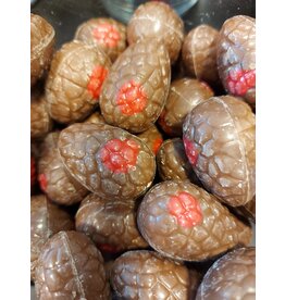 Paaseitjes - melk amarena kers ganache