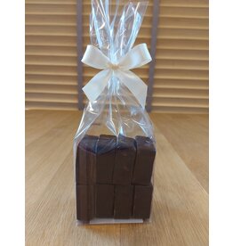 Artisanaal vierkantig chocolade spek - 8 stuks