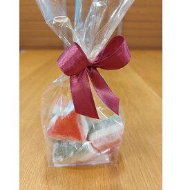 locum kerstbomen  - 7 stuks in mica zakje met strik