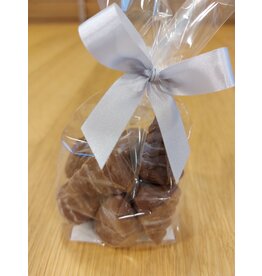 kerstpraline, kerstboom melk praliné gestreept  - 9 stuks