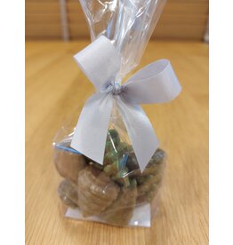 kerstpraline, kerstboom melk praliné groen   - 9 stuks