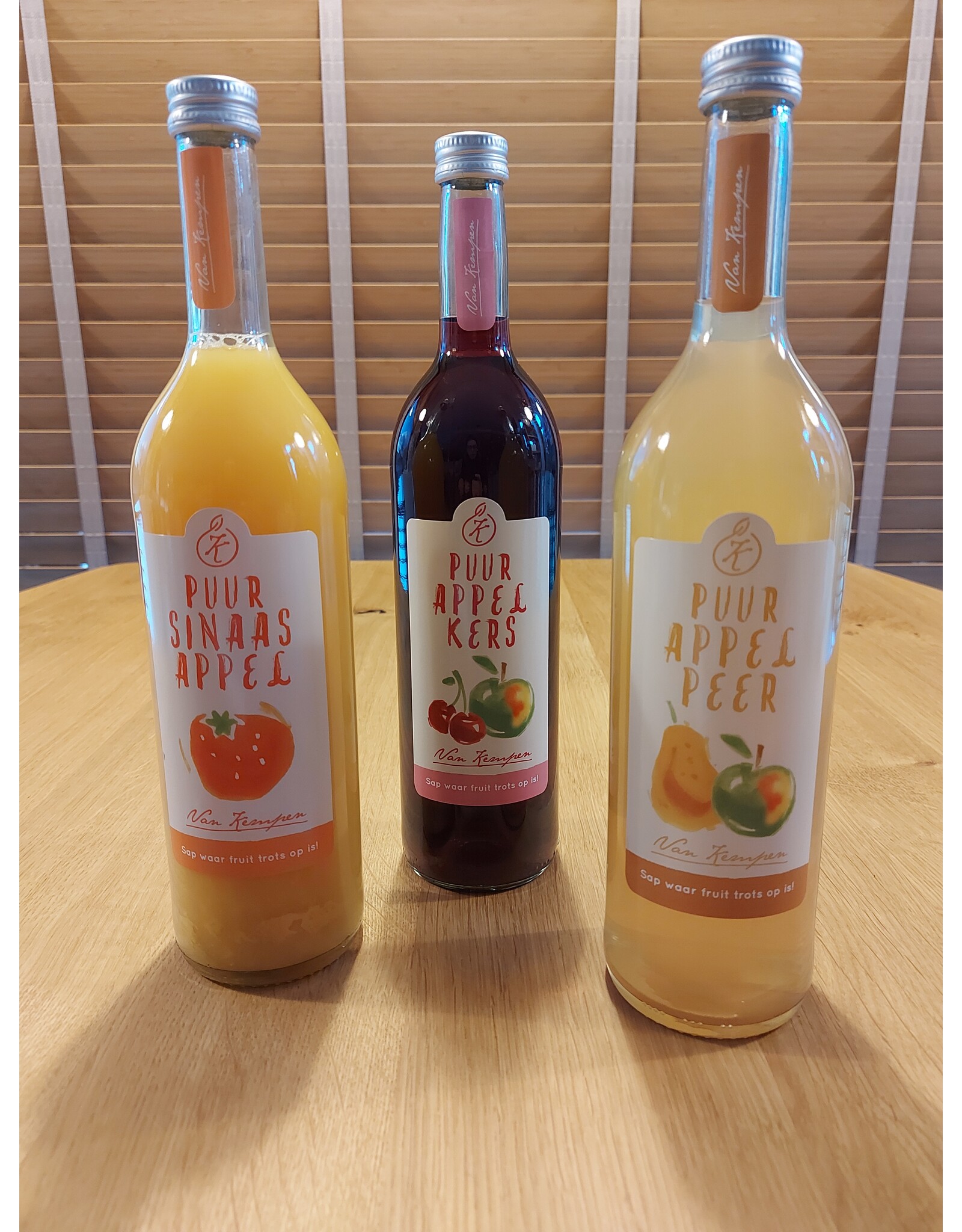 fruitsappen met een laag suikergehalte 75 cl