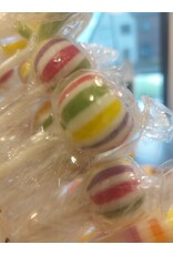 Bolle strepen lolly - nostalgie - 12 stuks per zakje