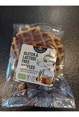 Glutenvrije  en lactosevrije wafels per 2 stuks verpakt