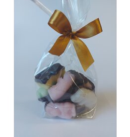 Zoo Fondant suiker met chocolade  - 160 gr