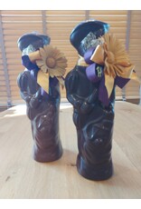 Piet - 500 gr - 35 cm  - melk- of fondant of witte chocolade - luxe versiering