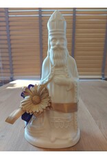 Sint - 500 gr - 35 cm - melk-, witte en fondant chocolade - luxe versiering