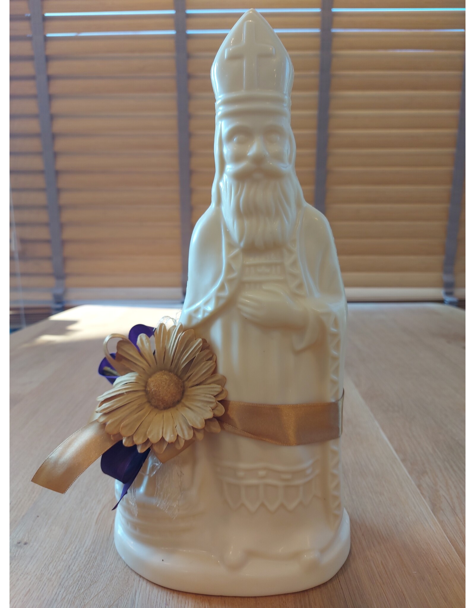 Sint - 500 gr - 35 cm - melk-, witte en fondant chocolade - luxe versiering