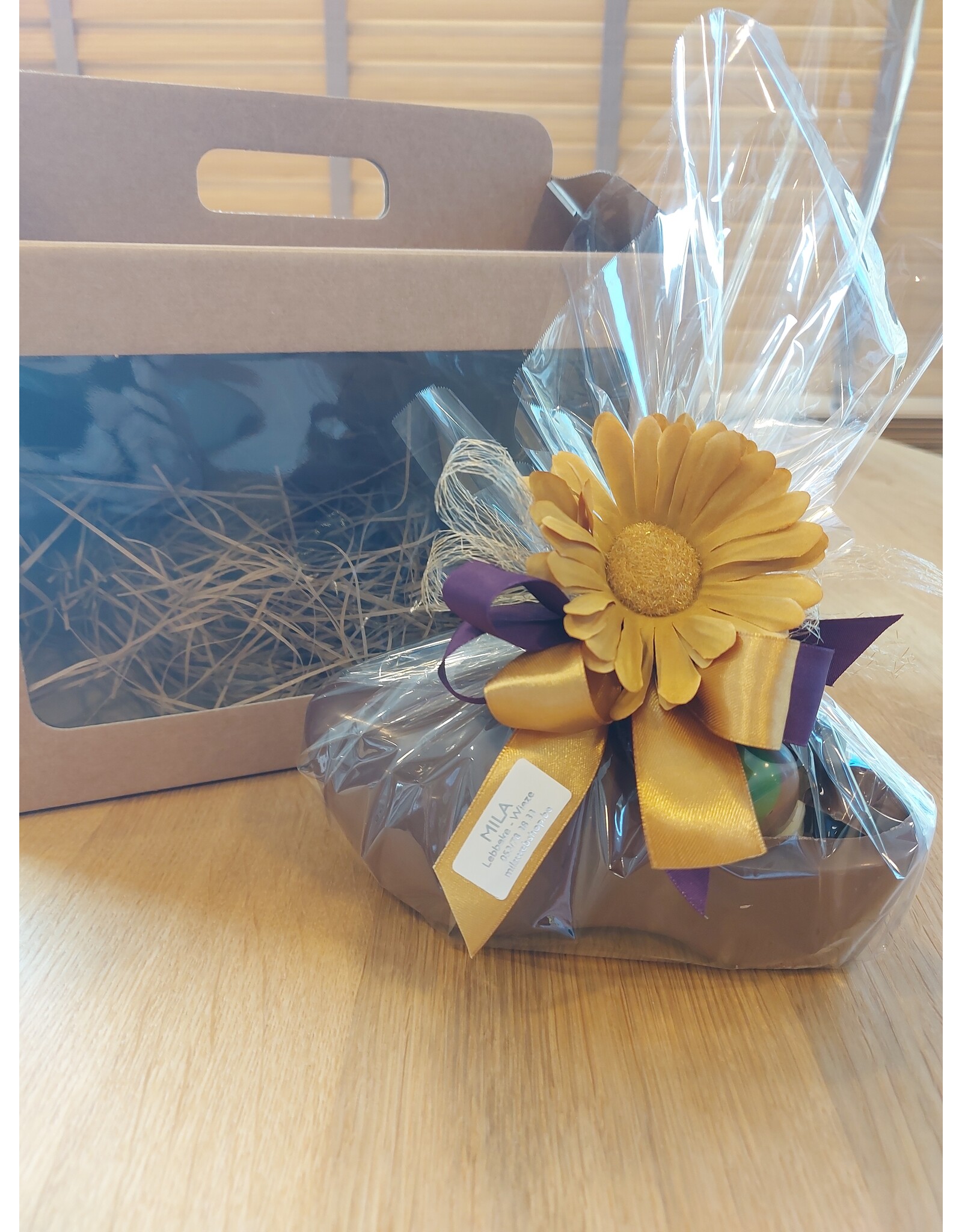 Klomp volledig gevuld met pralines 450 gr  / luxe versiering