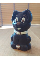 Deco puppy - fondant of melk - 20 cm verpakt in mica met strik