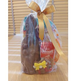 Sintgeschenk - chocolade sint 90 gr met snoepgoed