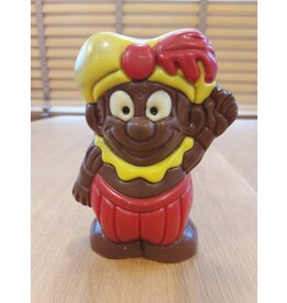 Wuivende piet deco melk chocolade - 22 cm