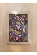 Chocolade letter S in doos- 18 cm  - 2 fantasies