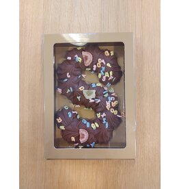Chocolade letter S in doos- 18 cm  - 2 fantasies