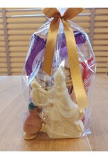 Sint te paard vergezeld door zo veel lekkers ...