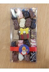 Mica geschenkdoos gevuld met zoo diertjes en sint caraque
