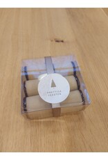 Marsepein bokkenpootjes 6 stuks - in mica kerstverpakking