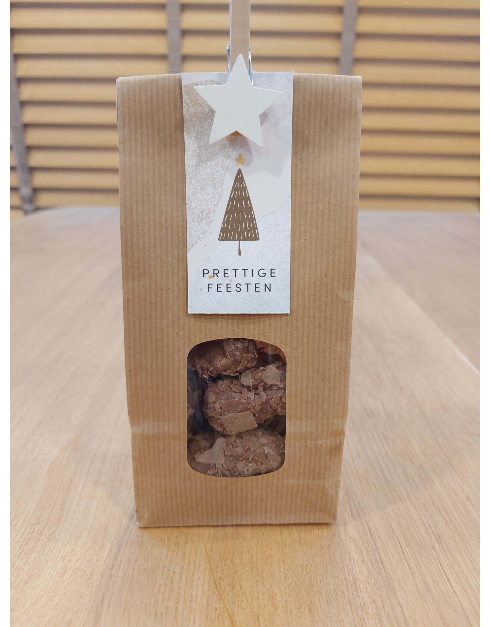 Truffels in Kerstverpakking - 150 gr per zakje