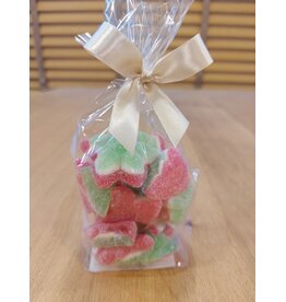 Tricolor gom kerstboom en ster assorti -  200 gr per zakje