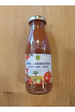 De drie wilgen Appel - aardbeisap 25 cl