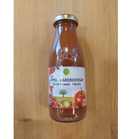 De drie wilgen Appel - aardbeisap 25 cl
