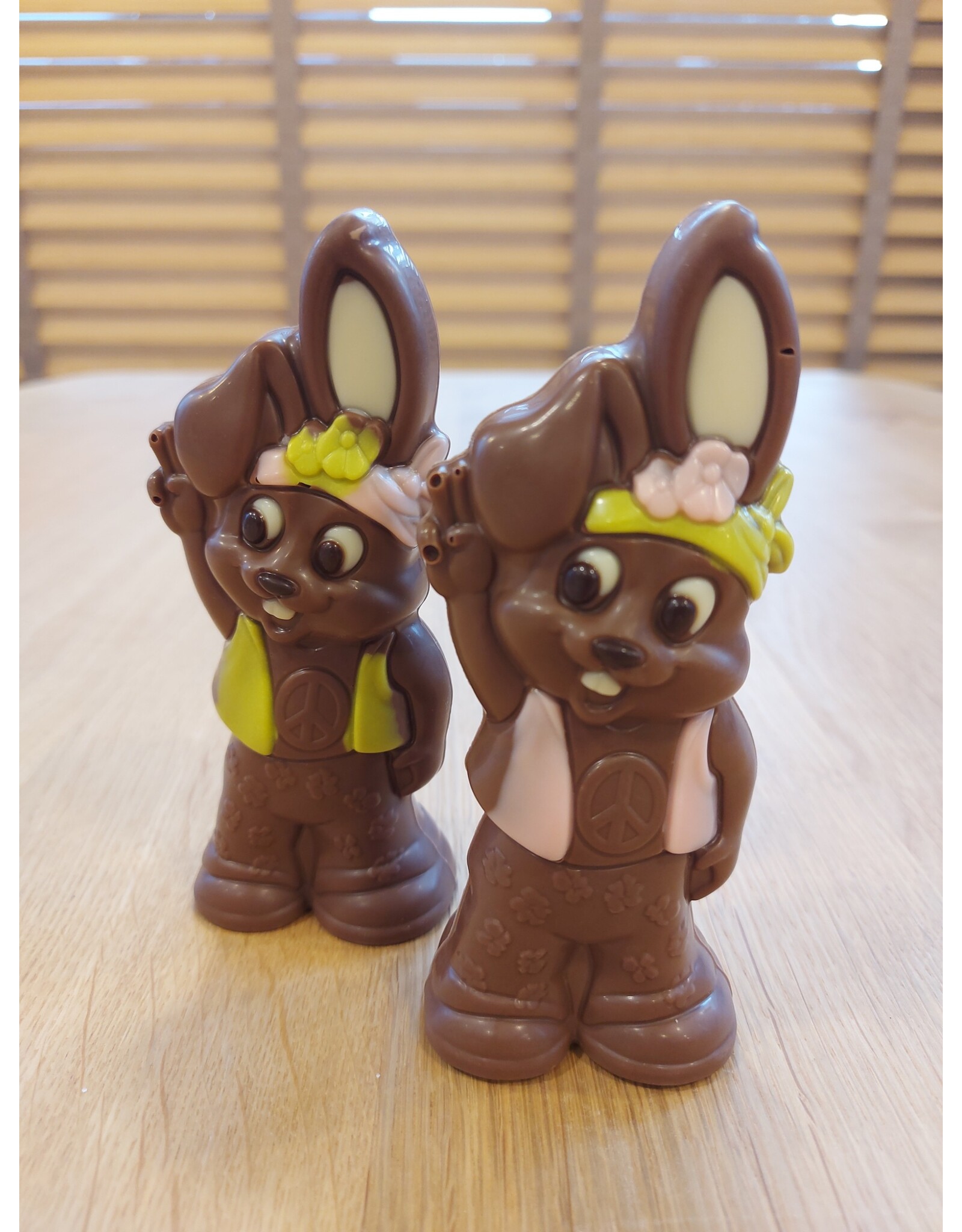 Festival haasje 14 cm Melk deco