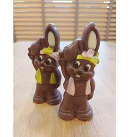 Festival haasje 14 cm Melk deco