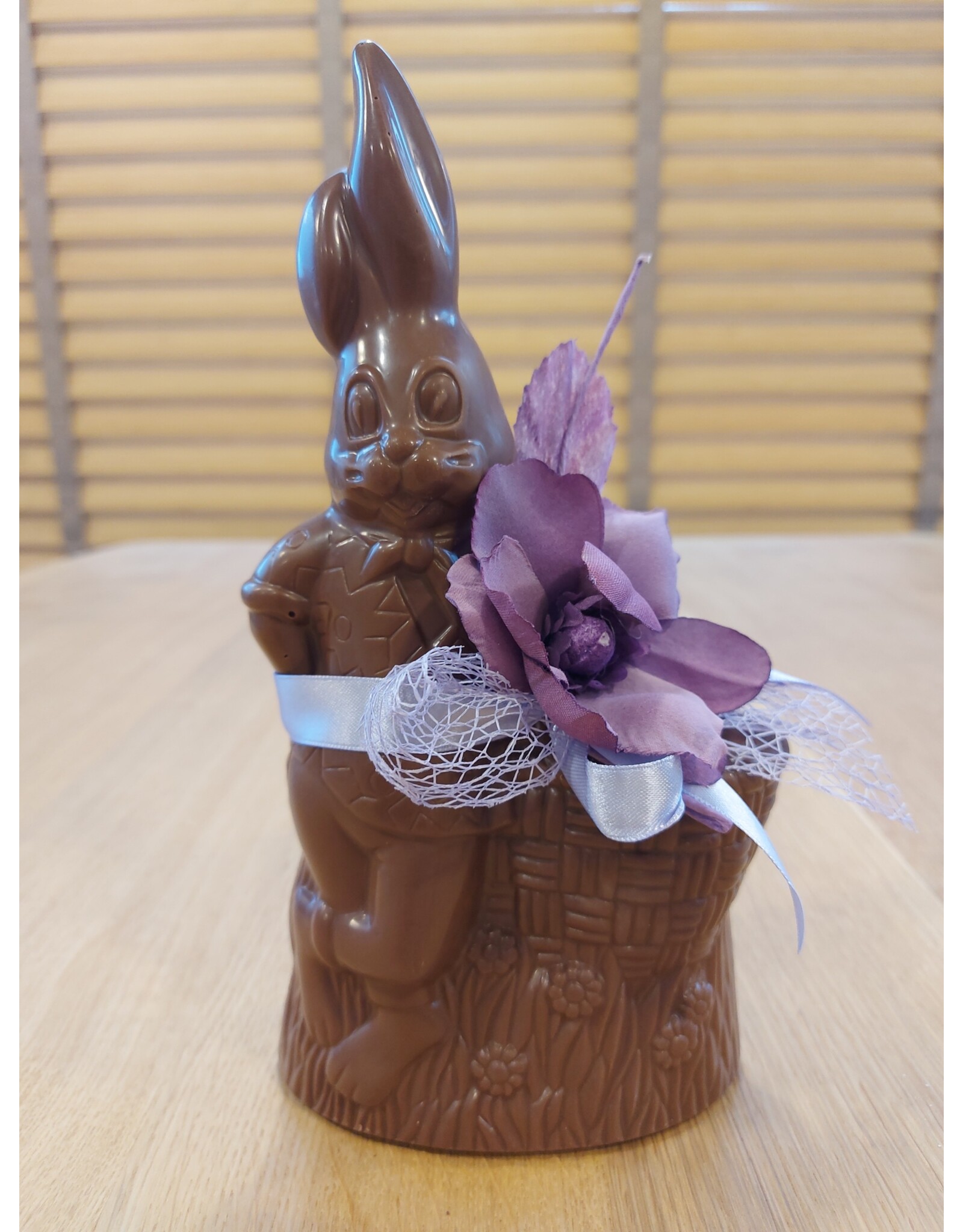 Haas met mand - 200 gr - luxe versiering