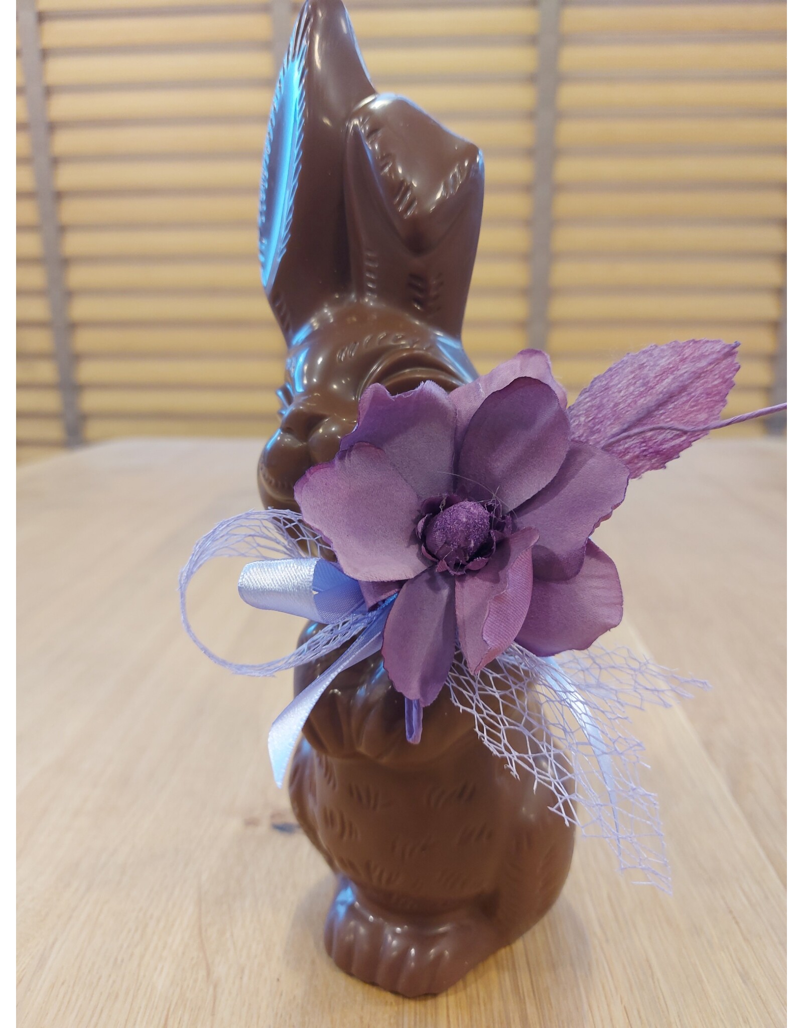 Lachende paashaas - 200 gr - luxe versiering