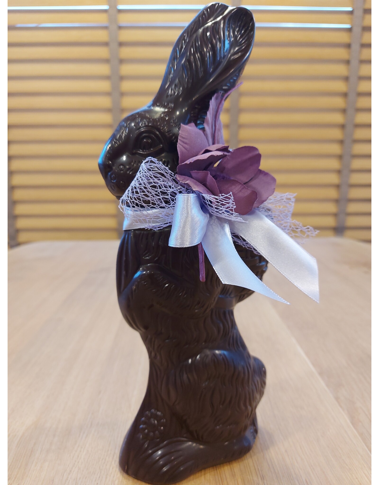 Staande paashaas - 320 gr - luxe versiering