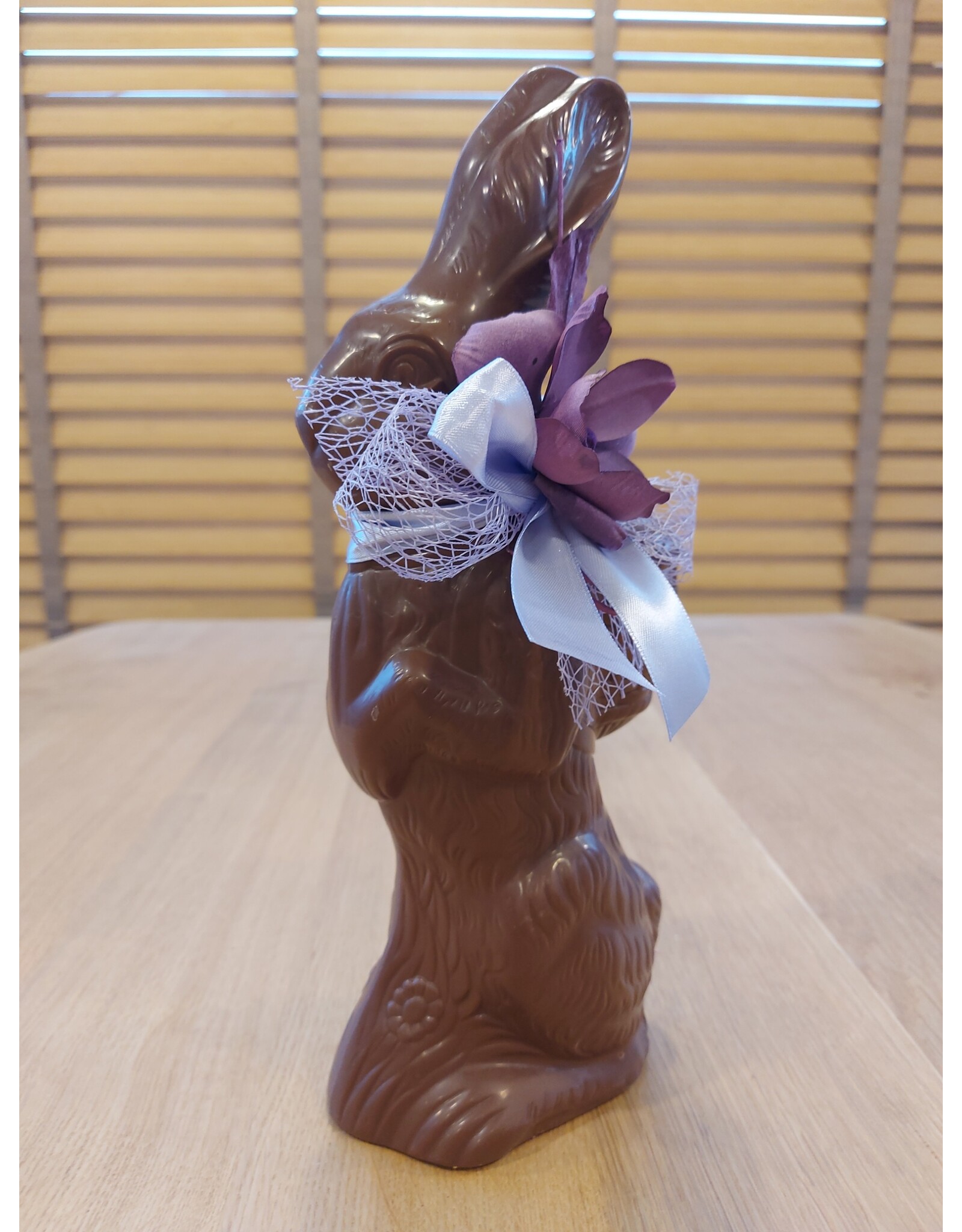 Staande paashaas - 320 gr - luxe versiering