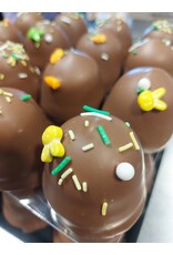 Negerzoen thema Pasen - 5 stuks MELK