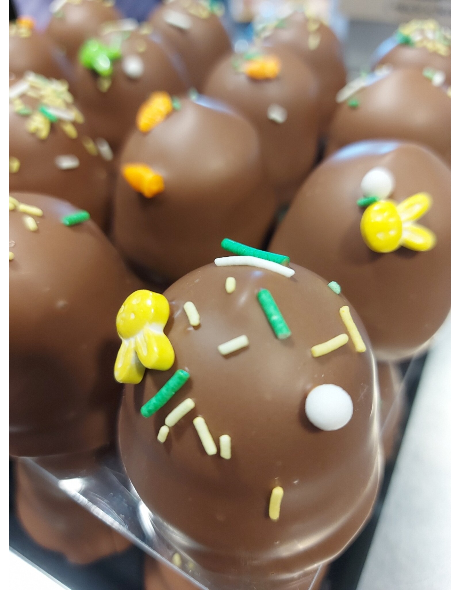 Negerzoen thema Pasen - 5 stuks MELK