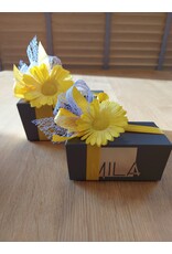 Ballotin met een assortiment van paaspralines