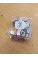 Cupcake pralines in leuk doosje !