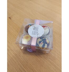 Cupcake pralines in leuk doosje !