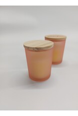 Geurkaars met deksel -  7.5 cm hoog