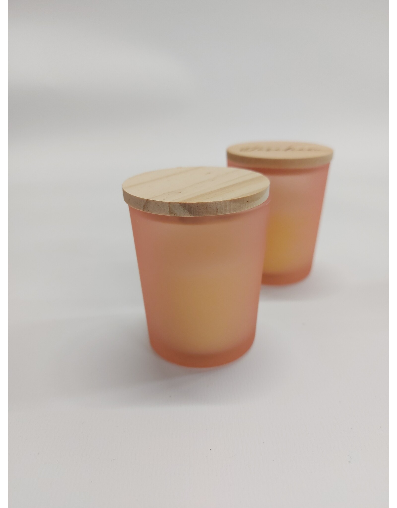 Geurkaars met deksel -  7.5 cm hoog