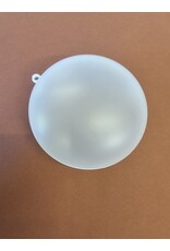 MILA Ronde platte plexi bol - frosted