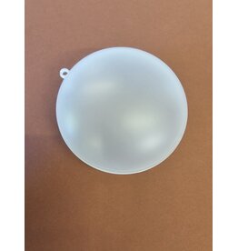 MILA Ronde platte plexi bol - frosted