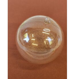 MILA Ronde plexi bol met gouden spikkels