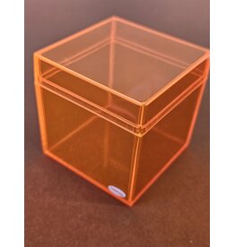 MILA Oranje kubus plexi