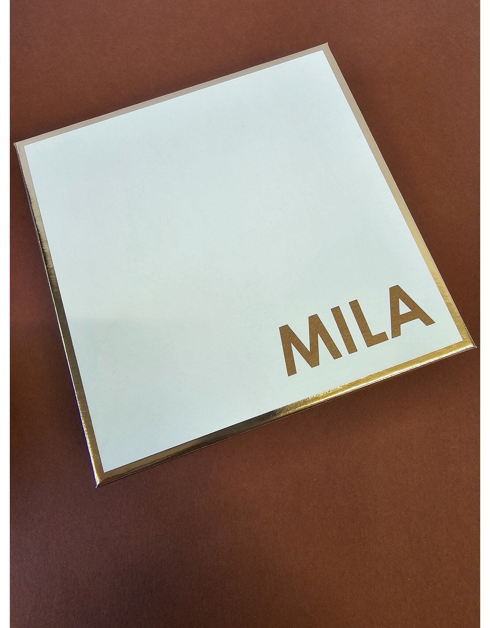 MILA Doos wit met rosé kader