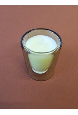 MILA Dubbelwandig kaarsje glas - groen