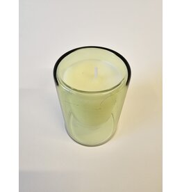 MILA Dubbelwandig kaarsje glas - groen