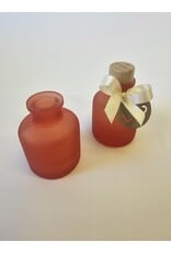 MILA Flesje oranje glas - met dop